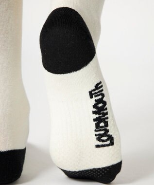 FILA GOLF／marie claire 【LOUDMOUTH】バイカラーハイソックス White