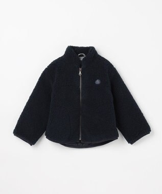 J.PRESS KIDS 【100-130cm】スタンドカラー ボア ブルゾン ネイビー系