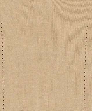 JOSEPH 【洗える】サティニーリブ　ロングスリーブポロニット Desert