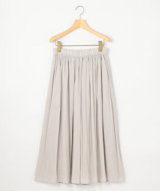 組曲 【秋のNEWカラー追加】ギャザーライトデシン パンツ グレージュ系