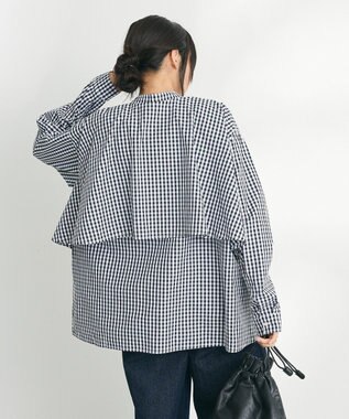 CRAFT STANDARD BOUTIQUE バックフリルシャツ Gingham Check