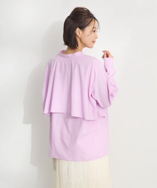 CRAFT STANDARD BOUTIQUE バックフリルシャツ Pink