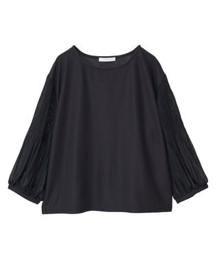 Green Parks マジョリカ袖カットプルオーバー Black