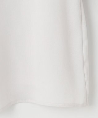 J.PRESS LADIES S ジョーゼット ボウタイ カットソー ライトグレー系