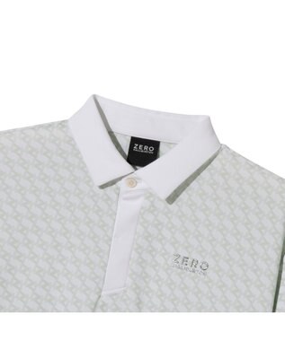 ZERO HALLIBURTON モノグラム柄 ポロシャツ ZHG-M6S8  85195 ホワイト