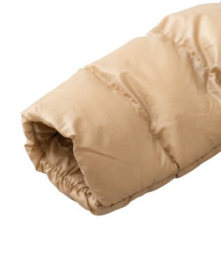 MIKI HOUSE HOT BISCUITS 【80-120cm】 高機能 グースリー素材 中綿ジャンパー ベージュ