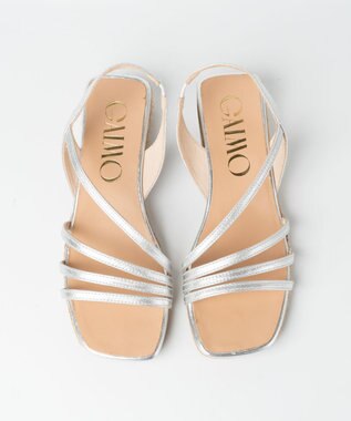 gaimo 【GAIMO/ガイモ】ラインベルトジュートサンダル/OBER-US シルバー