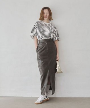 WEGO 【ユニセックス着用ITEM】別注USPOLO　ヘビーウエイトBIGT（S） ホワイトボーダー
