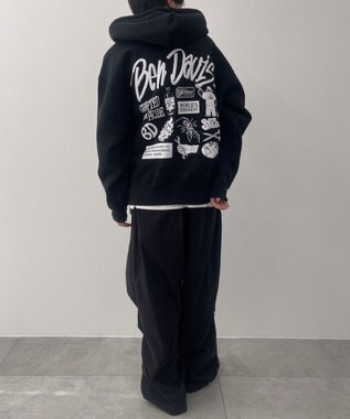 WEGO BENDAVIS　SELECTION　ZIP　HOODIE ブラック