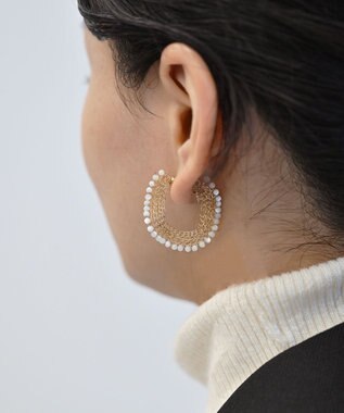 CASUMINO sweet pie 白蝶貝ピアス gold