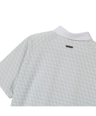 ZERO HALLIBURTON モノグラム柄 ポロシャツ ZHG-M6S8  85195 ホワイト