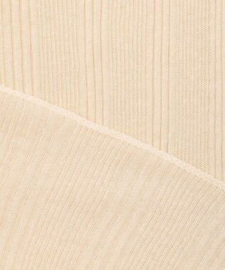 uncrave 【手洗い可】シアー ランダムリブ ノースリーブ カットソー（uncrave STANDARD） エクリュ