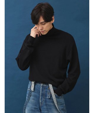 CRAFT STANDARD BOUTIQUE タートルネックニットプルオーバー Black