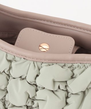 LA BAGAGERIE ポップコーンキルト2WAYトート Sサイズ ライトグリーン