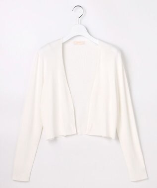 ANY SIS リブショートレングス カーディガン オフ