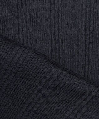 uncrave 【手洗い可】シアー ランダムリブ ノースリーブ カットソー（uncrave STANDARD） アッシュネイビー