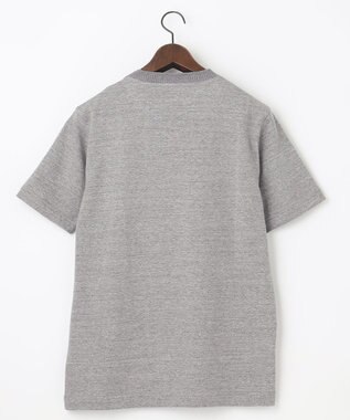 JOSEPH ABBOUD 【オーガニックコットン使用】JOE COTTONサッカーVネック Tシャツ ライトグレー系