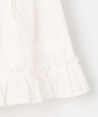 ANY KIDS 【洗濯機可能】カラミドビー ティアードスカパン オフホワイト