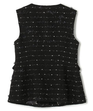 TOCCA 【八木アリサさん着用】【消臭】FLOWER HIDE AND SEEK ジレ ブラック系