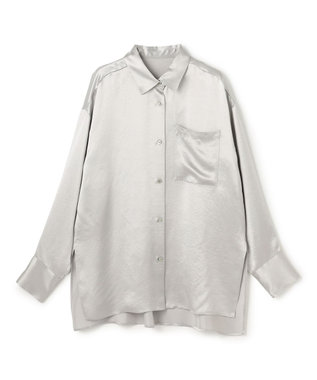uncrave アセテートヴィンテージサテン ミドルシャツ