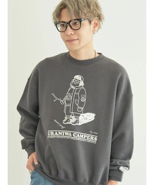 CRAFT STANDARD BOUTIQUE ＵＲＡＮＩＷＡ　ＣＡＭＰＥＲＳ　ＳＷＥＡＴ Charcoal Gray