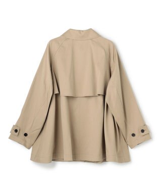 UNFILO 【昨年即完！春の売れ筋1位コート】Aライン スプリングコート キャメル