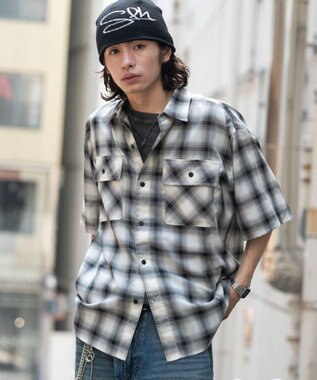WEGO オンブレチェックシャツ(SS) 柄2