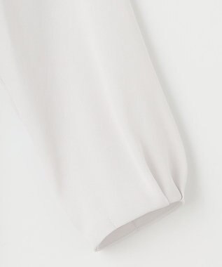 J.PRESS LADIES S ジョーゼット ボウタイ カットソー ライトグレー系