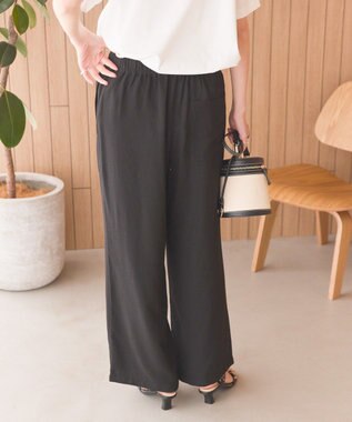 AMERICAN HOLIC 【接触冷感】ベイカーリラックスパンツ Black