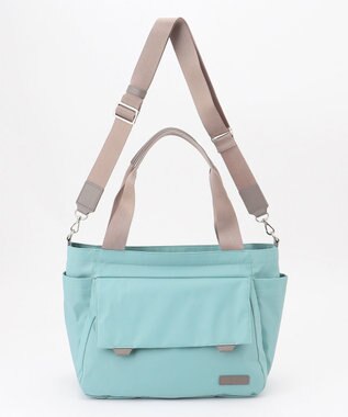 Y'SACCS ダブルタブ　トラベル2WAYトートバッグ ライトグリーン