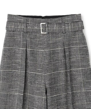 uncrave モールチェック ワイドパンツ グレーチェック
