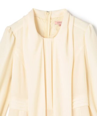 TOCCA 【宮本茉由さん着用】PROMISE RIBBON ROSETTE ドレス イエロー系