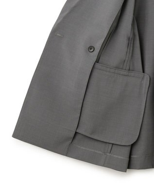 UNFILO TENNEN TOUCH ハーフスリーブジャケット グレー