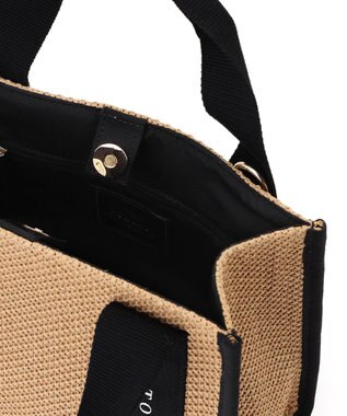 TOCCA 【WEB＆一部店舗限定】DANCING TOCCA SQUARE SUMMER TOTE かごバッグ ブラック系