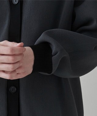 WEGO クリアライトリバーシブルカーディガン ブラック