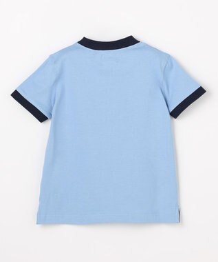 J.PRESS KIDS 【100-130cm】ビックロゴリンガー 半袖Ｔシャツ サックスブルー