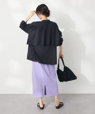 CRAFT STANDARD BOUTIQUE バックフリルシャツ Black