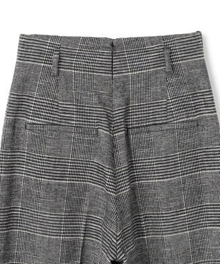 uncrave モールチェック ワイドパンツ グレーチェック