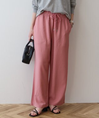 AMERICAN HOLIC 【接触冷感】ベイカーリラックスパンツ Pink