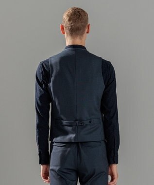 JOSEPH HOMME 【LEON 掲載】ウーステッドモックロディ ジレ ダルブルー系