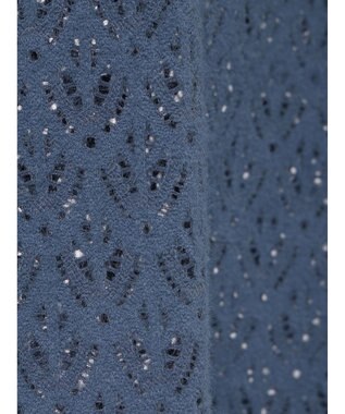 earth music&ecology 起毛レースハイネックインナー Blue