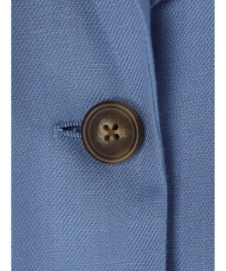 earth music&ecology リサイクルポリエステルブレンドショートシャツ Sax