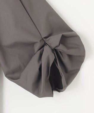 ANY 【洗濯機可】着映える袖ねじりトップス チャコール