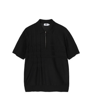DAKS ジップアップポロシャツ
