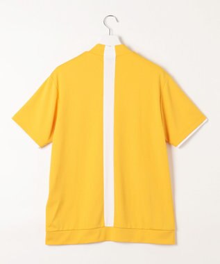 23区GOLF 【MEN】【吸水速乾・UVケア】ベア天竺 モックネックシャツ 適度な厚さで1枚で決まる イエロー系