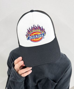 WEGO Dickies　DK　EX　FIRE　ICON　MESH　CAP ブラック