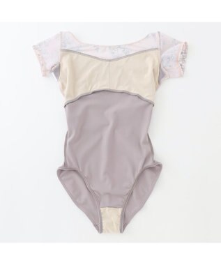 Chacott 【MAY NAGAHISA】キャップスリーブレオタード ピンクプリント