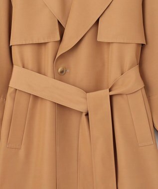 NAVE 【ReNAVE・セットアップ可/撥水加工/防シワ】ポリエステルタッサー コート キャメル系