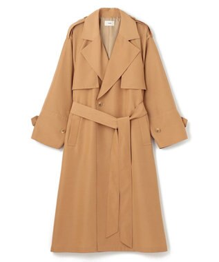 NAVE 【ReNAVE・セットアップ可/撥水加工/防シワ】ポリエステルタッサー コート キャメル系