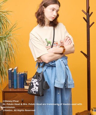 AMERICAN HOLIC 【TOY STORY】ヴィンテージ加工グラフィックTシャツ Beige